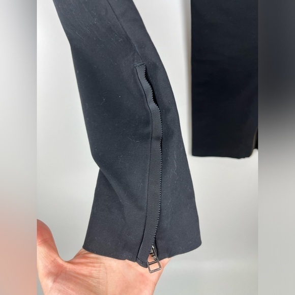 Anthropologie Cartonnier Black Ankle Zip Charlie Trousers - Picture 5 of 8
